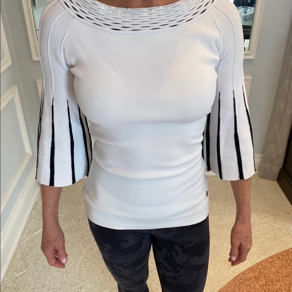 white Versace Collection top - Picture 2 of 8